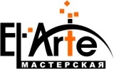 Логотип Эль Арте Мастерская сувениров из стекла и фарфора.
